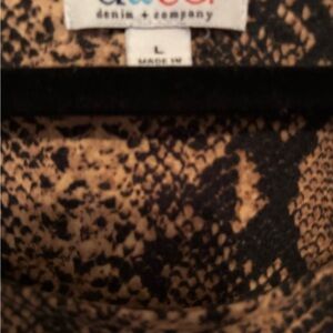 Cato Snake Print Top